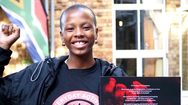 Cape Town rape survivor-turned-activist supports for GBV victims