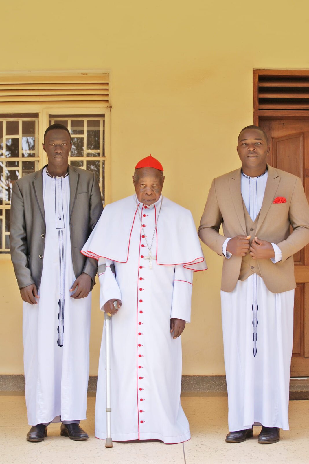 Kalidinaali Emmanuel wamala meets son of Daniel Kiwana of solid of Nyunga clan