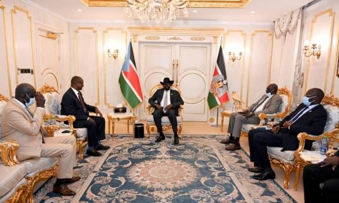 VP Taban briefs president Kiir ahead of his trip to Ethiopia & Djibouti