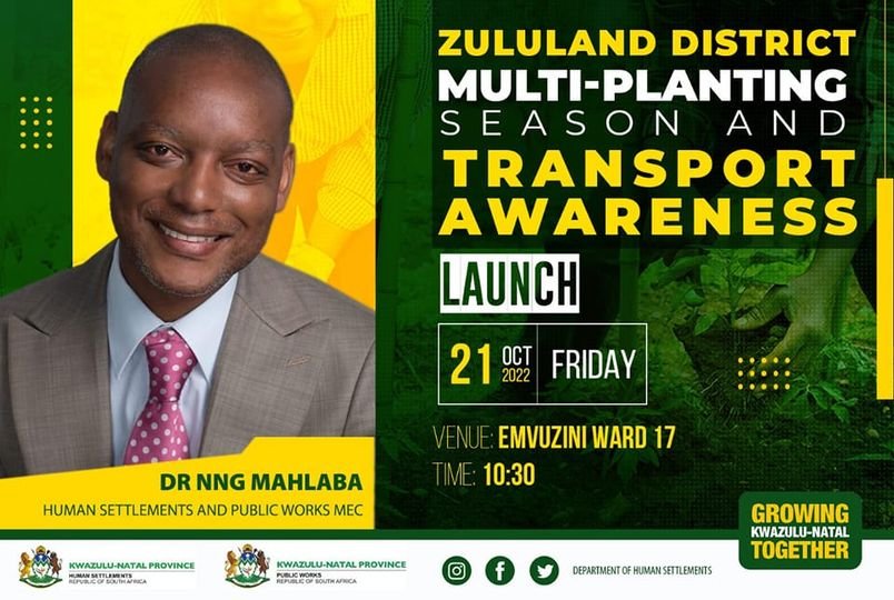 Zululand dist MEC champion Dr Nng Mahlaba launches October Month