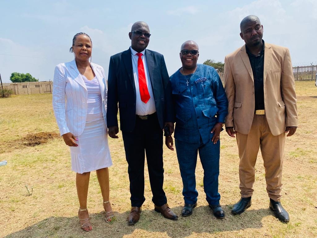 MEC for Education, Mr Bonakele Majuba, at Prayer Session at Mzimhlophe Secondary School