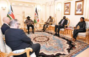 South Sudan Kiir receives credentials from Ambassadors of Sweden, China, Sudan, Tamara