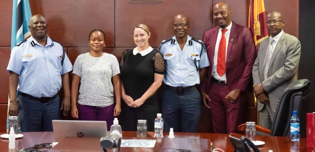 Regional Peace corps pays courtesy call to acting commissioner of police