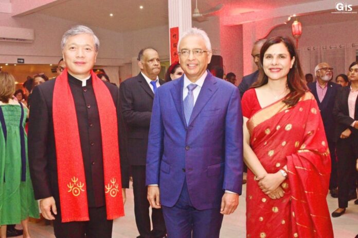 PM Jugnauth attends reception on occasion of Chinese New Year 2023