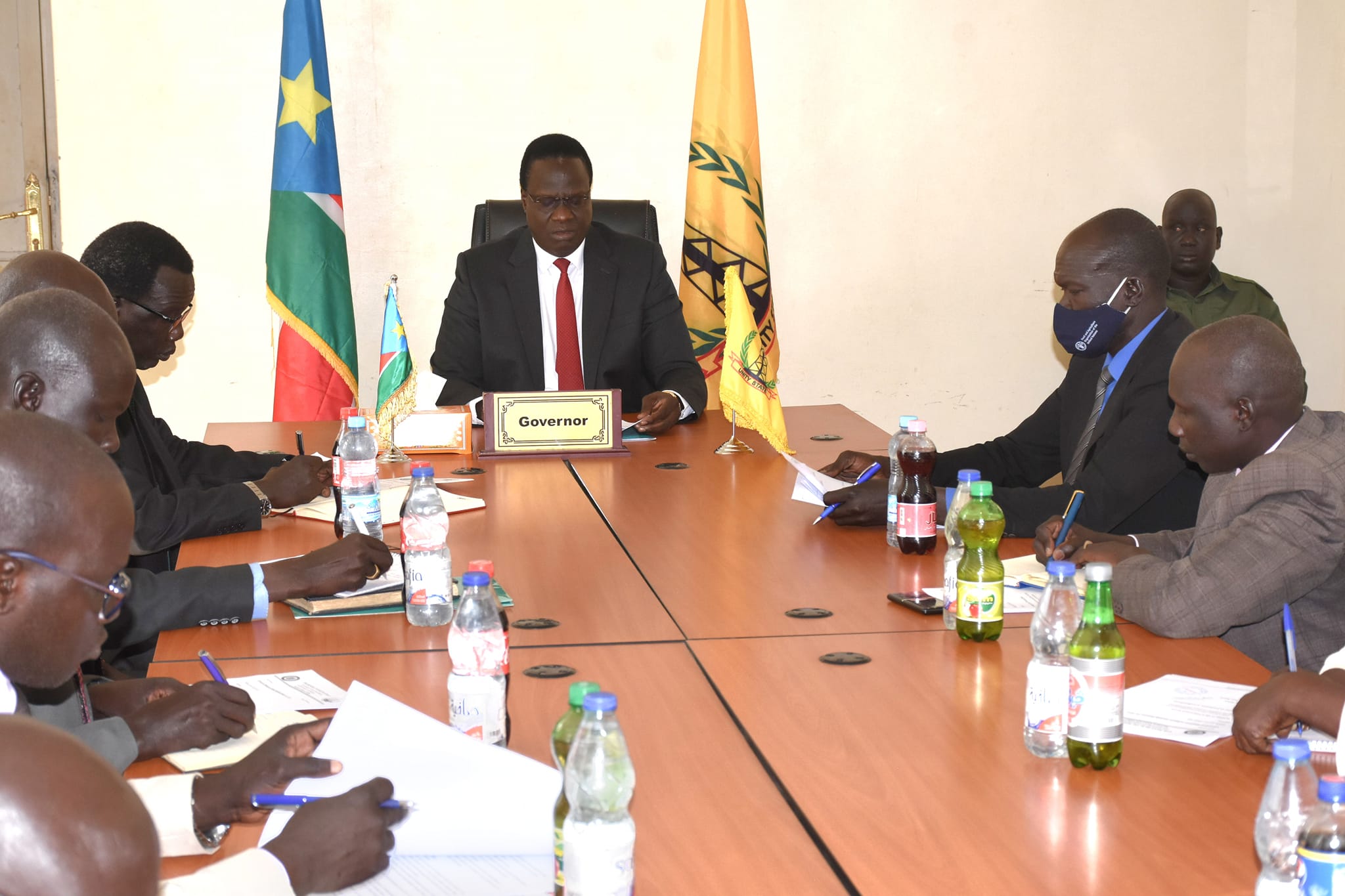 Bentiu Governor Wejang convenes State General Secretariate meeting to brief Governors 'Forum