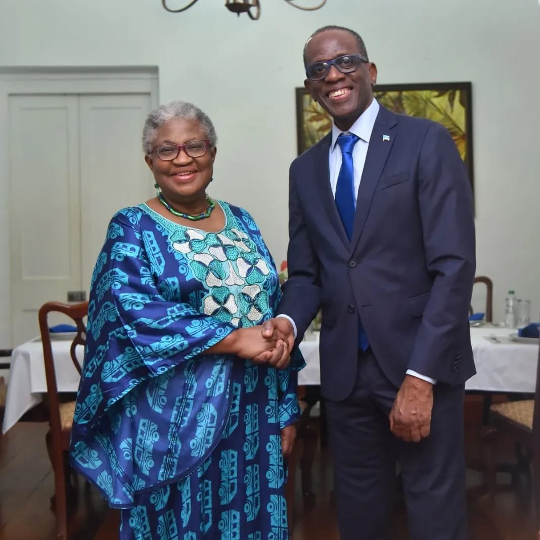Saint Lucia: PM Pierre welcomes WTO Director General Dr Ngozi Okonjo-Iweala