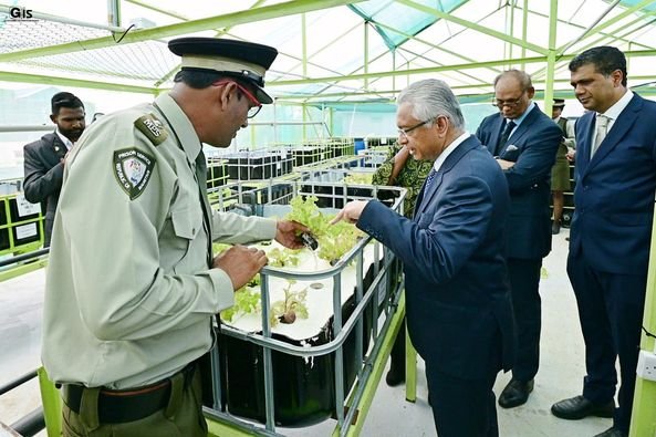 PM Jugnauth launches hydroponics training farm in Mauritius Prison Service