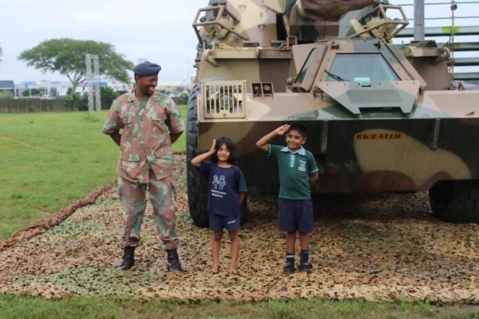SA Artillery Formation celebrates Armed Forces Day 2023 at Fan Park