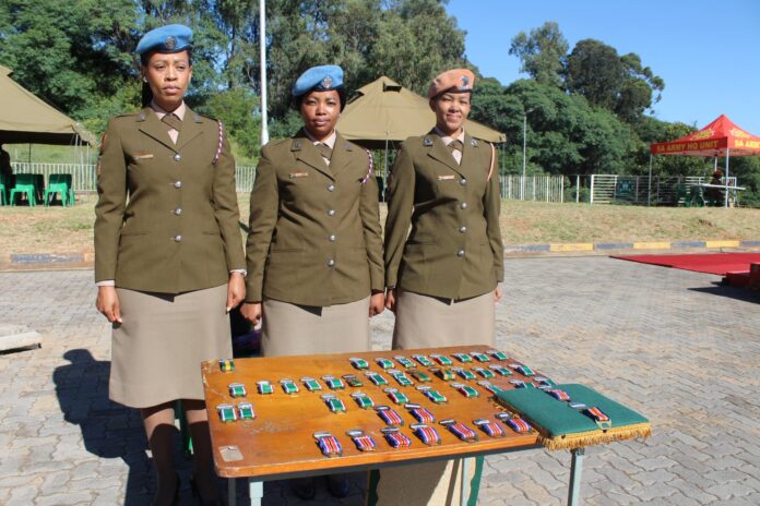 SA Army honours defiant members at medal parade