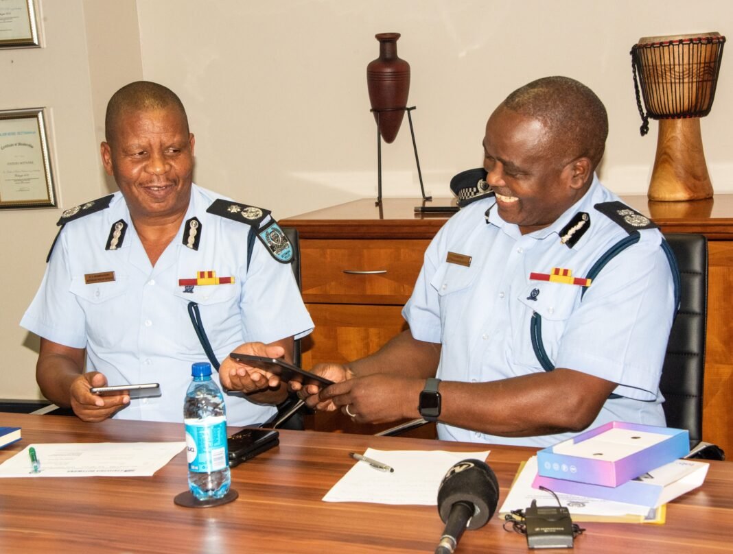 Statistics Botswana donates tablets to Police department