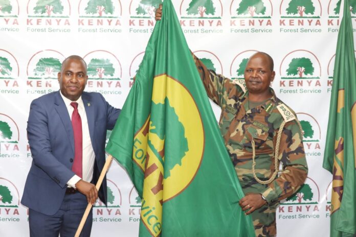 Kenya KFS board chairman witnesses handover of leadership to acting chief conservator