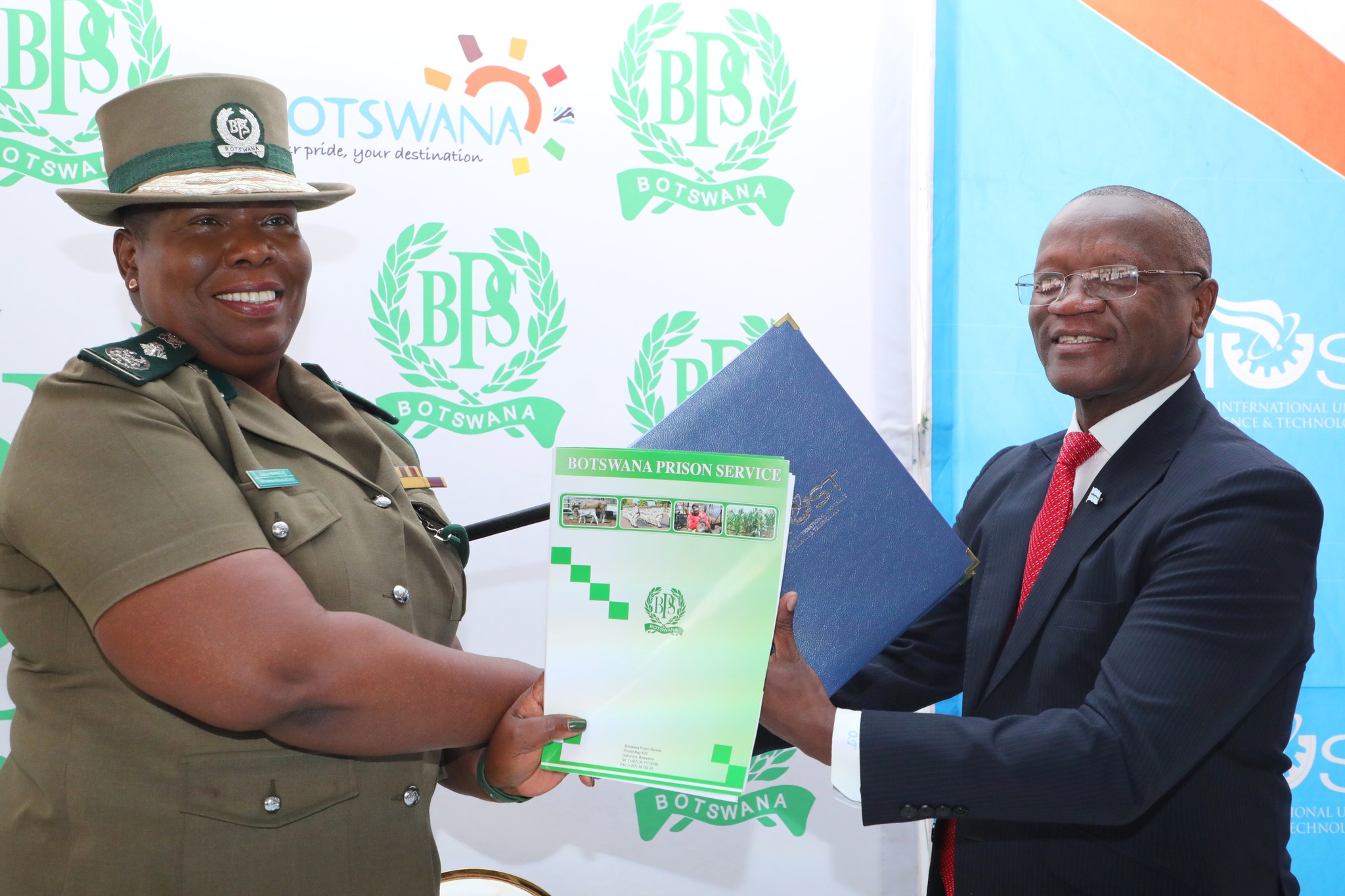 Botswana Prison Service and BIUST sign MoU