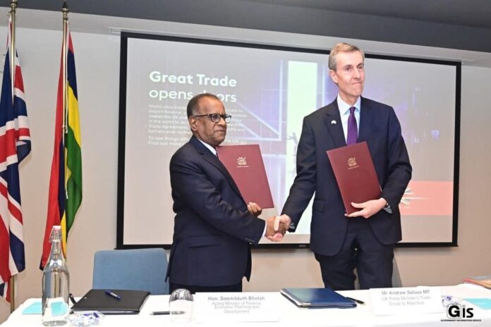 UK and Mauritius signs Strategic Trade Partnership to boost investment and trade