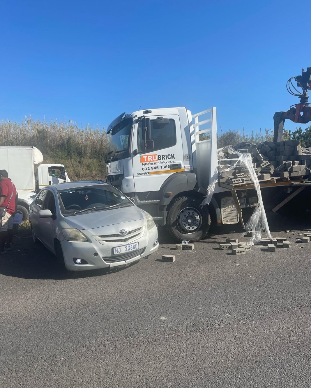 Truck Loses Load During Collision: R102 Verulam - KZN