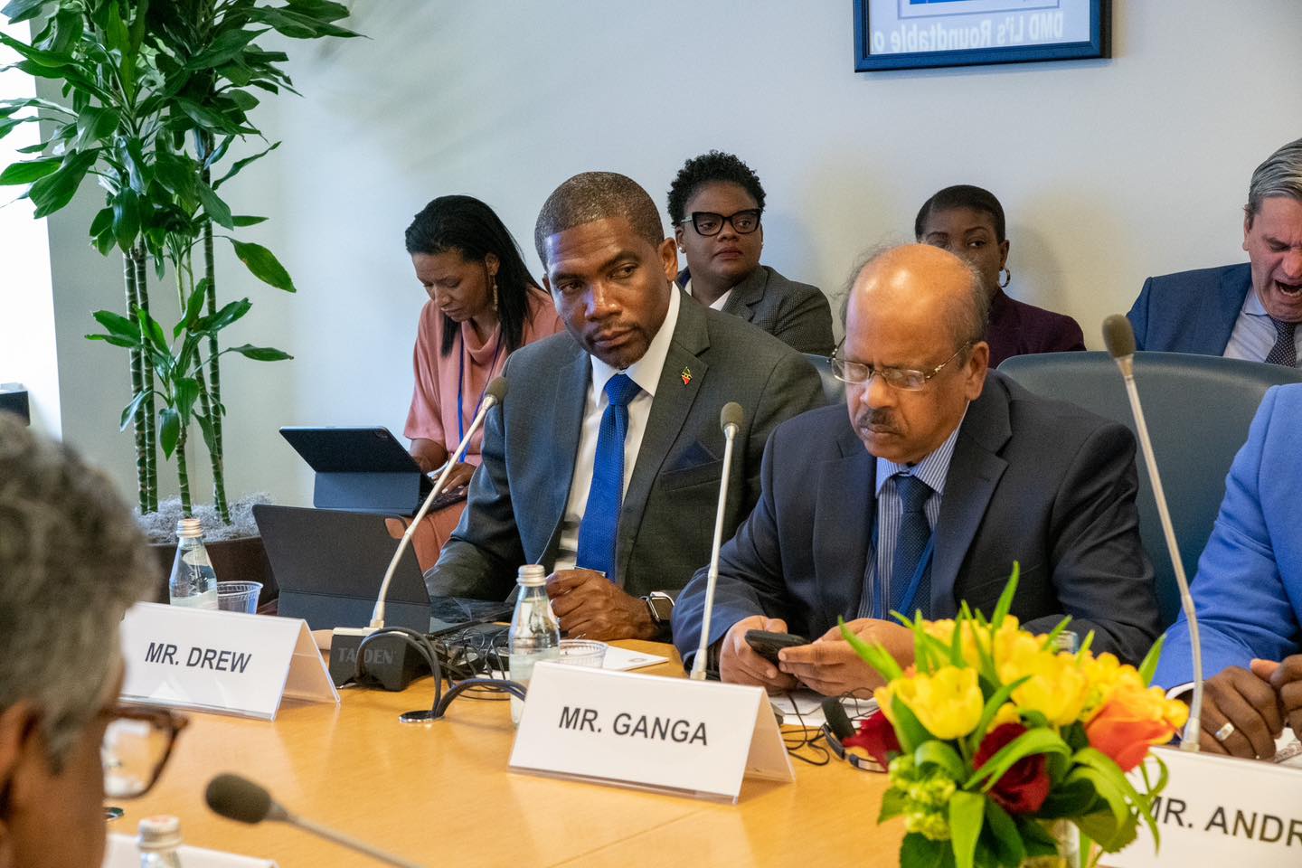 PM Terrance Drew attends IMF's roundtable on CARTAC strategy and financing