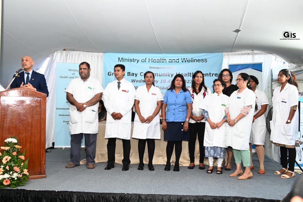 Mauritius health service inaugurates New Community Center at Grand Bay