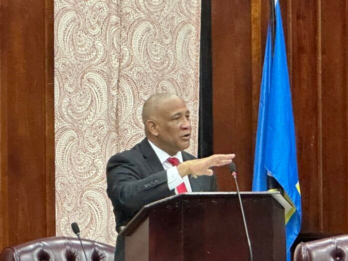 Saint Lucia Deputy PM gives remarks in 2023 Assembly budget