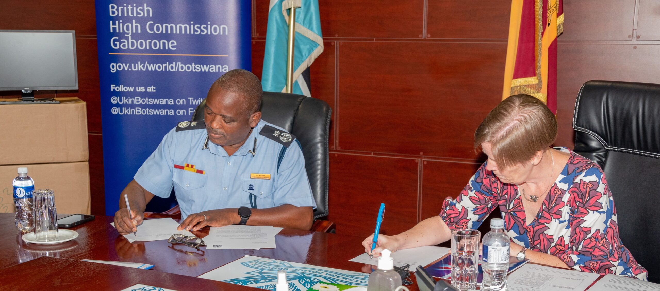 British govt donates equipment to Botswana Police Service