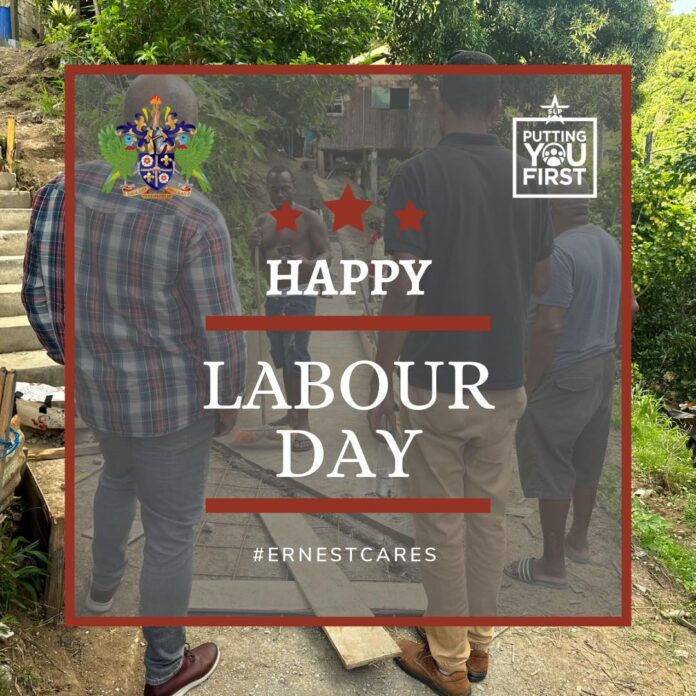 Saint Lucia: Deputy PM Ernest Hilaire wishes diligent men and women on Labour Day