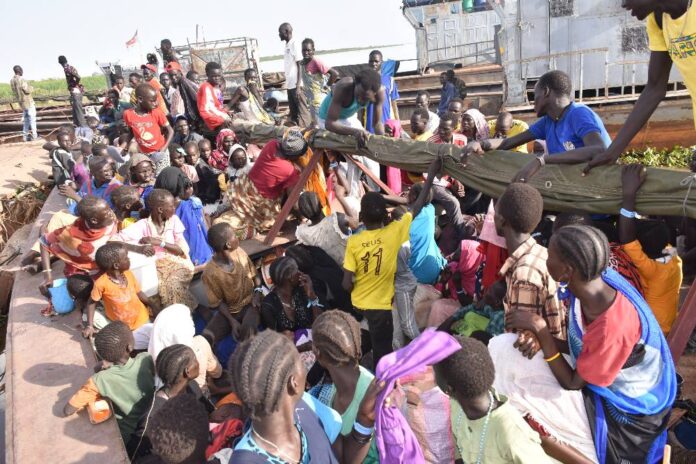 Unity State Govt transports over 10,000 returnees from Renk to Bentiu
