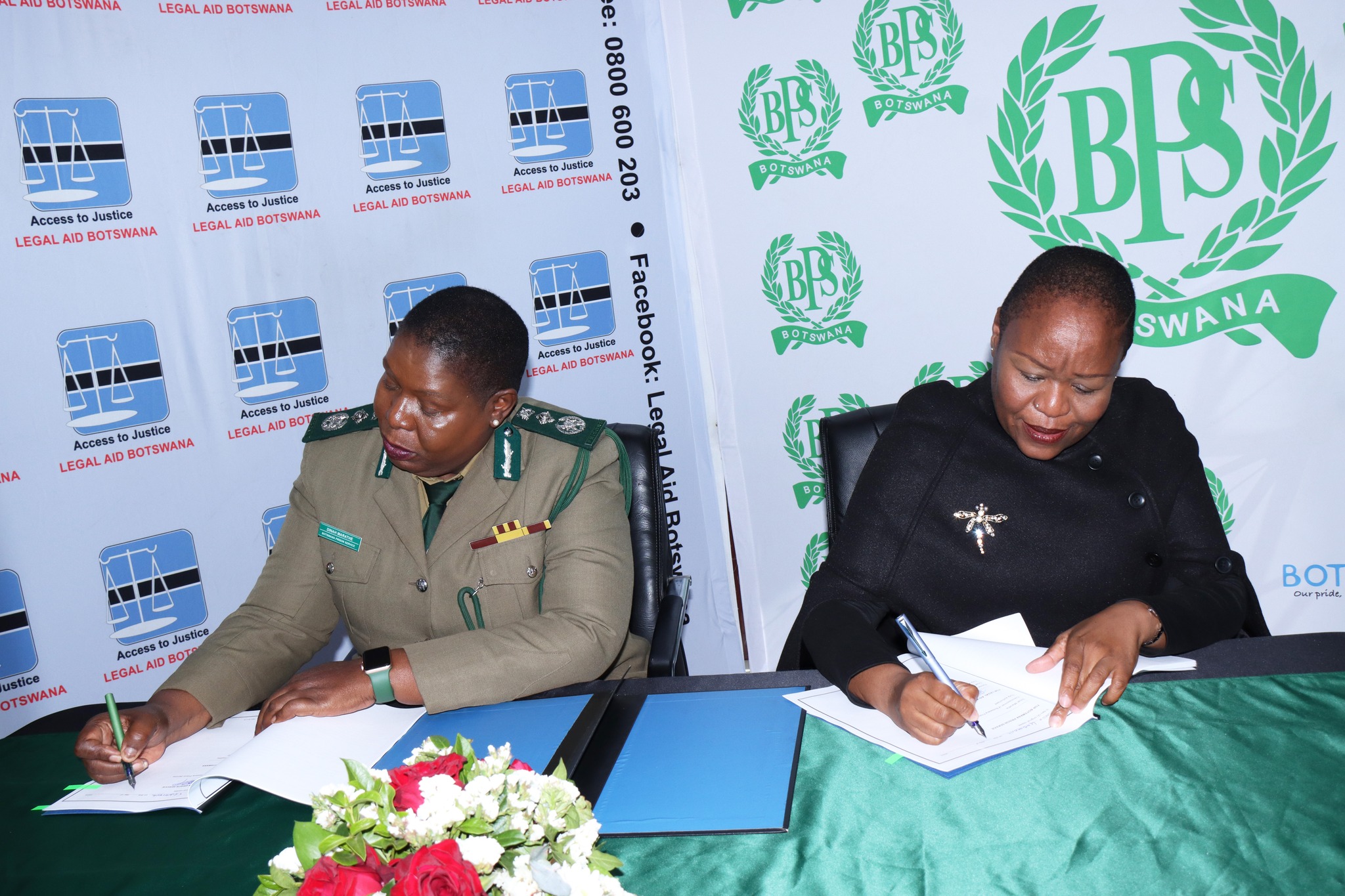 Botswana Prison Service and Legal Aid sign MoU