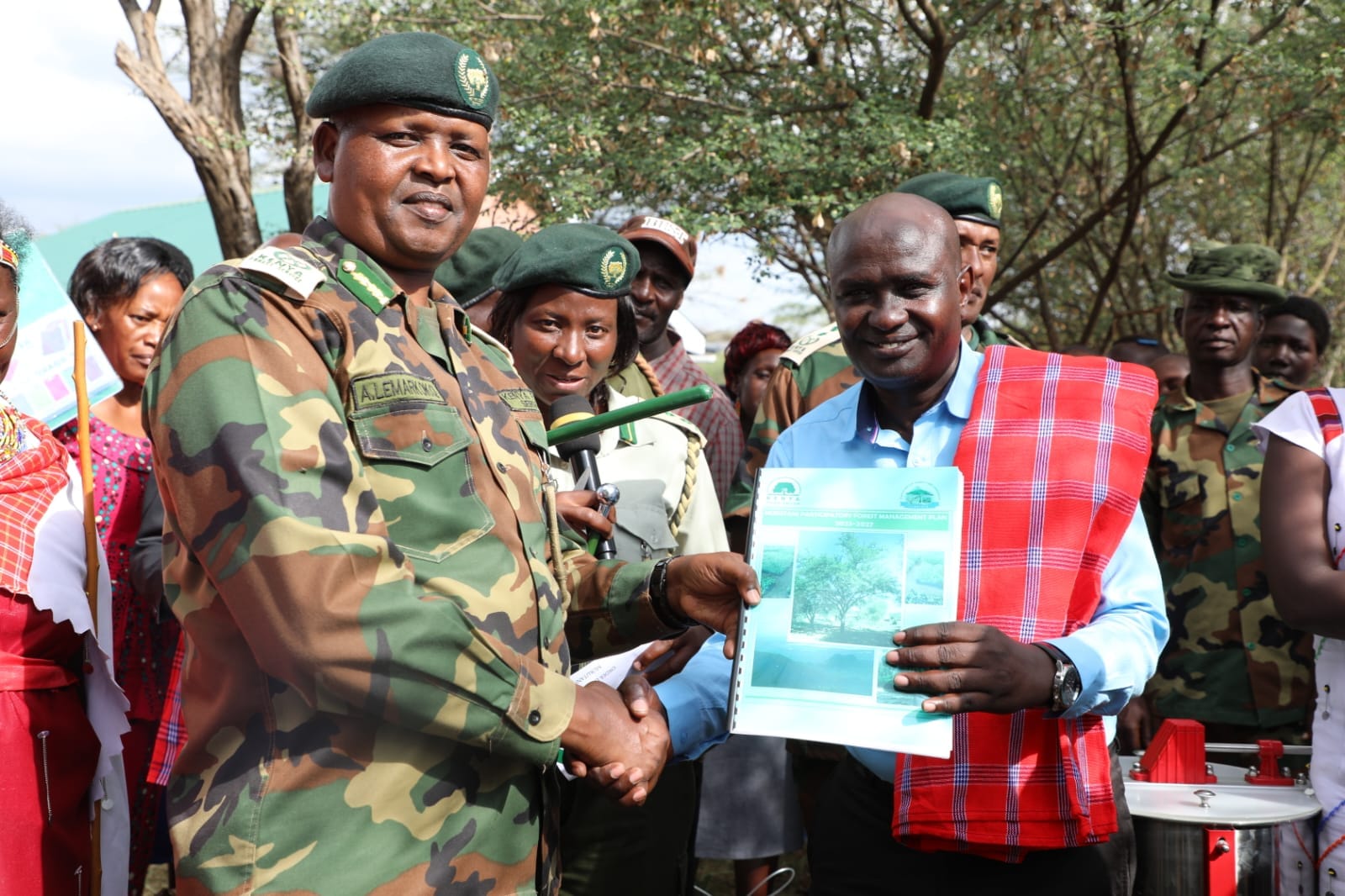 Kenya Ag. Minister Alex Lemarkoko launches Mukutani forest