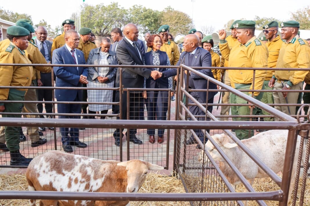 Botswana President first lady donates meat master sheep to Botswana Prison