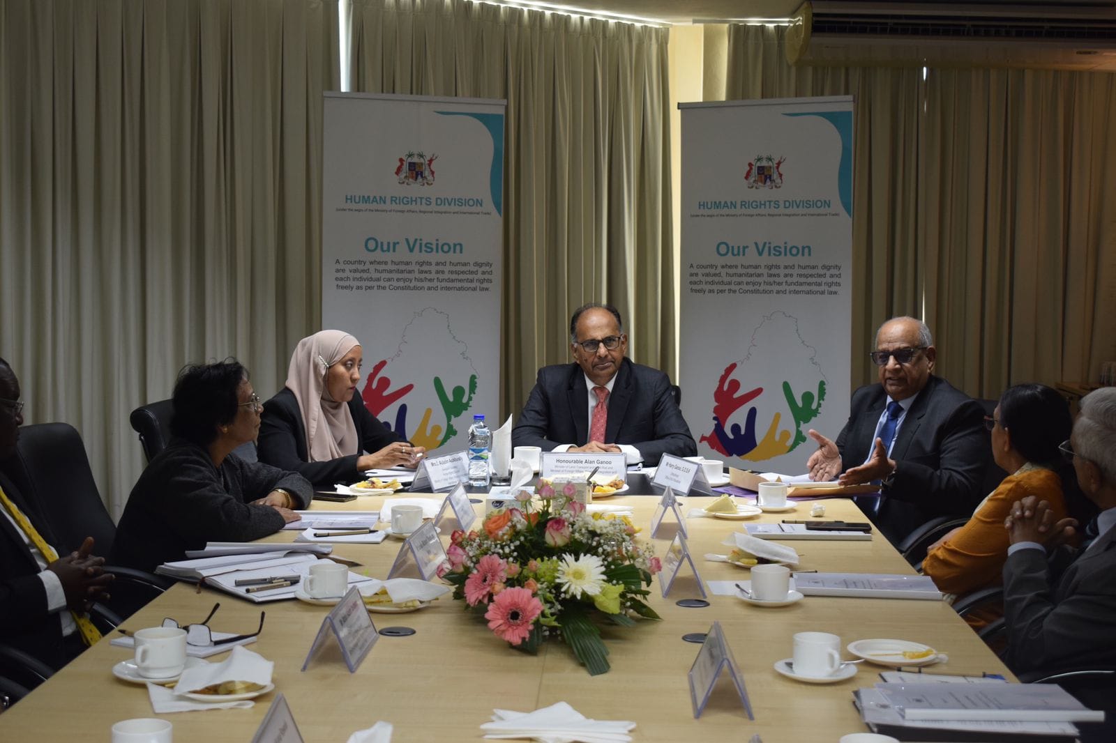 Minister Ganoo chairs meeting to finalise Universal Periodic Review 2023