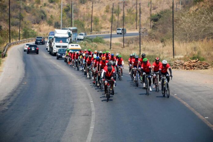 Red Arrows Cycling Club, Livingstone Cycling Club enters to Zambia Air Force