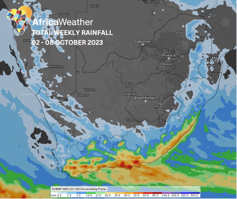 Africa Weather Forecast announces 02-08 October 2023 climate summary