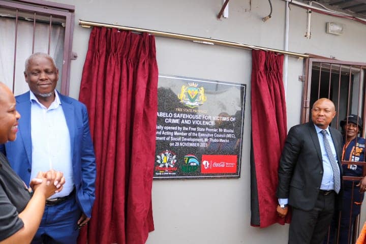 Free State Premier opens safe Haven for Crime victims in Botshabelo