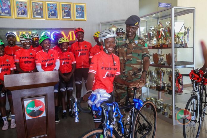 ZAF recognizes cycling girls champions for sports contribution