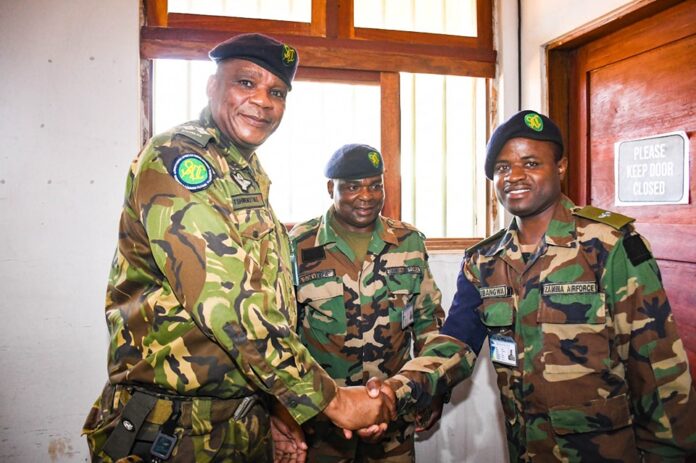 Zambia ZAF Personnel in SAMIM receive promotions