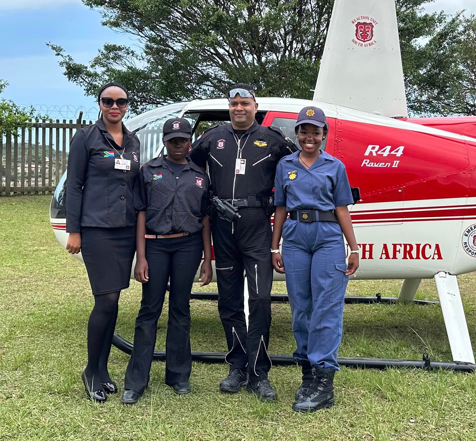 Reaction Unit visits primary school in KZN for Career Day, Image: Facebook, Reaction Unit South Africa