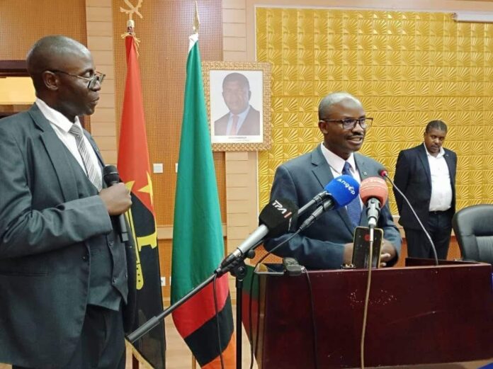Robert Lihefu during his recent official visit to Angola, Image: facebook