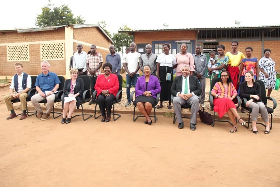 Minister of Education, Madalitso Wirima, today visited Chimwasongwe Primary School in Lilongwe, Image: facebook