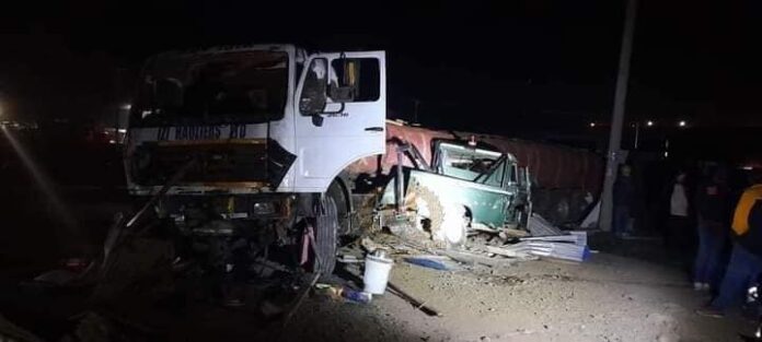 Two vehicle collision in Kikopey, 5 dead
