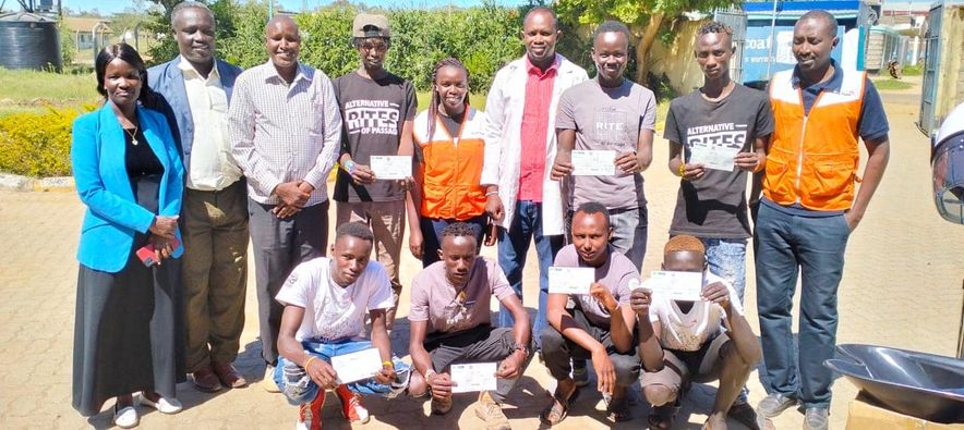 7 Morans of Maralal Vocational Training receives donations from Worldvision