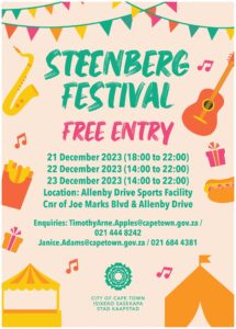 Poster of Steenberg Festival by City of Cape Town