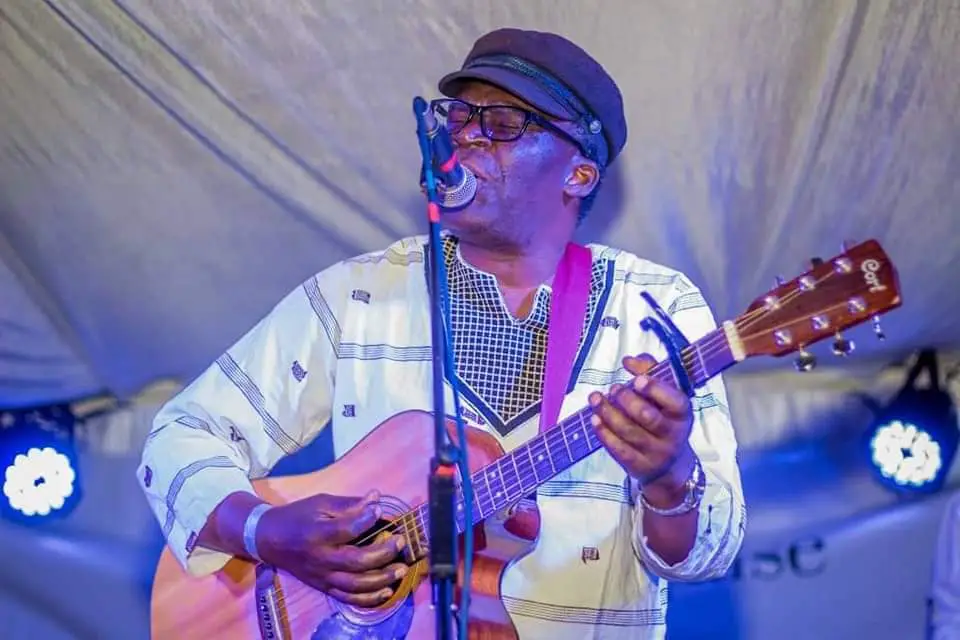 Bob Nyabinde while performing at a show