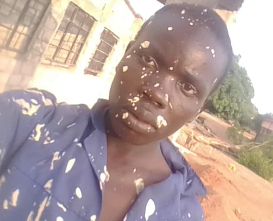 Grade 9 student constructs classroom block in Lundazi Boarding school, IMage: facebook
