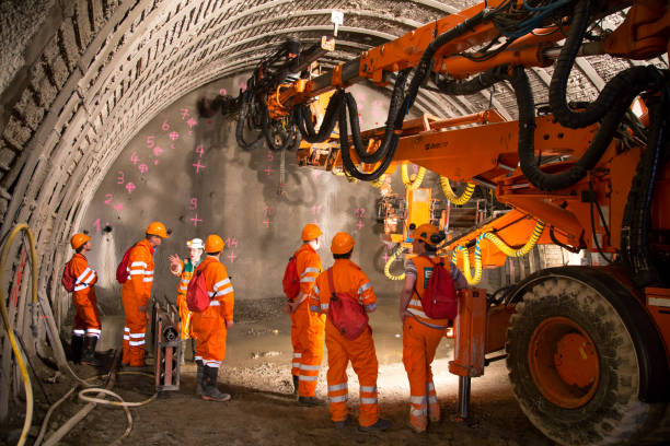 Representative image of mine workers