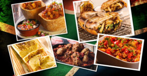 Representative image of famous cuisines of South Africa