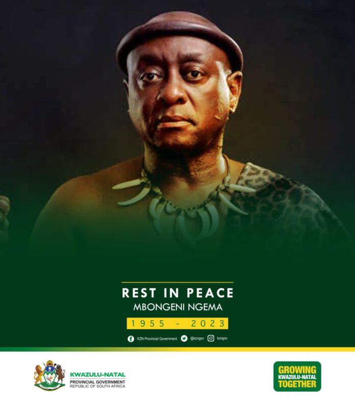 Legendary Mbongeni Ngema honoured with special funeral services in KZN