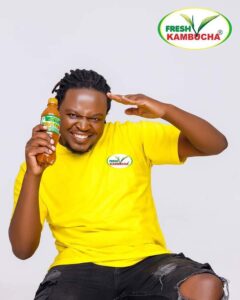 Seh Calaz endorsing for Kambucha drinks