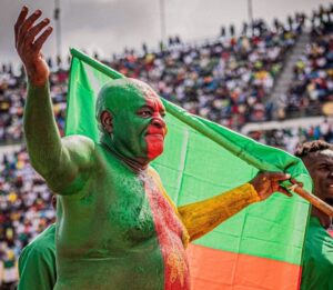 Ngando Pickett at the stadium while attending a football match