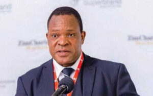 Dr Anxious Masuka over lake Gwayi Shangani project