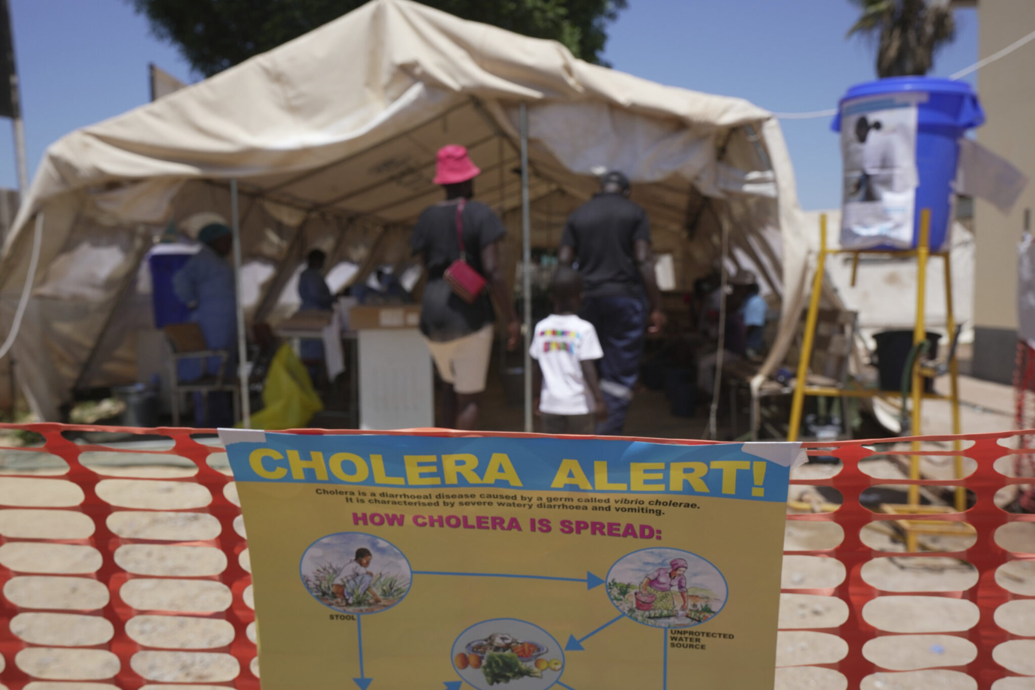 Representative image of cholera outbreak in Zimbabwe as WHO provides Cholera Vaccines