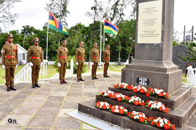 Mauritius Honors 189th Slavery Abolition With Ceremony