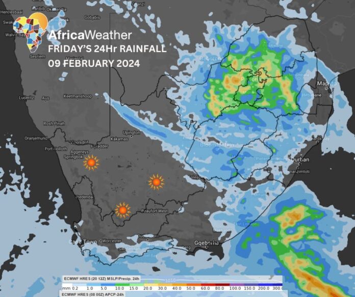 South Africa Weather forecast, Image: facebook